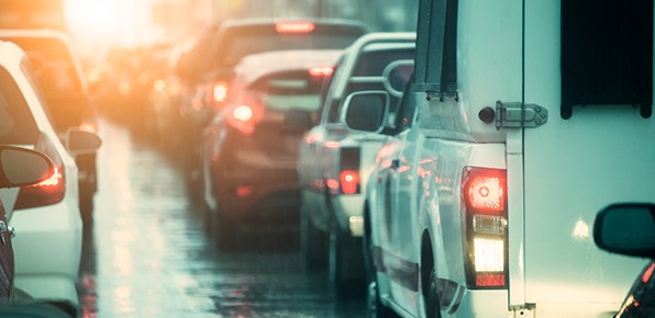 Traffic-Backed-Up-in-Wet-Weather Traffic-Backed-Up-in-Wet-Weather
