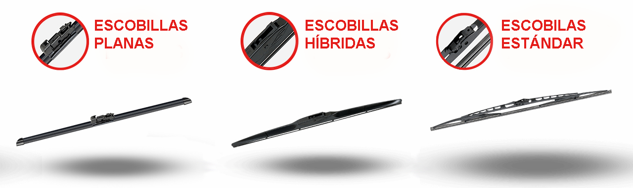 Hojas de escobillas limpiaparabrisas para vehículos