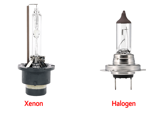 An overview of the differences between halogen, xenon and LED car