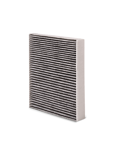 Carbon cabin top air filter