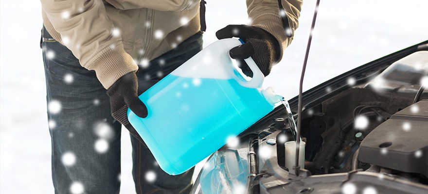 Man-Pouring-Wiper-Fluid-In-Car Man-Pouring-Wiper-Fluid-In-Car