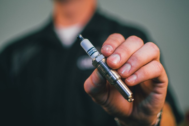 Champion-Spark-Plug-Close-Up Champion-Spark-Plug-Close-Up